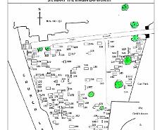 2022 PLAN SOUTH CHURCHYARD Plan of south side of old graveyard